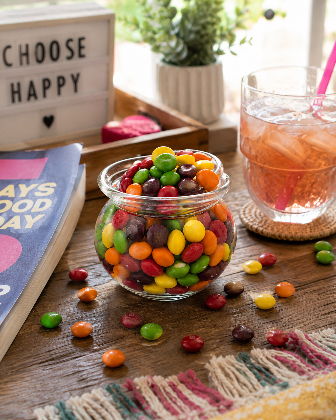 Skittles Candy Jar