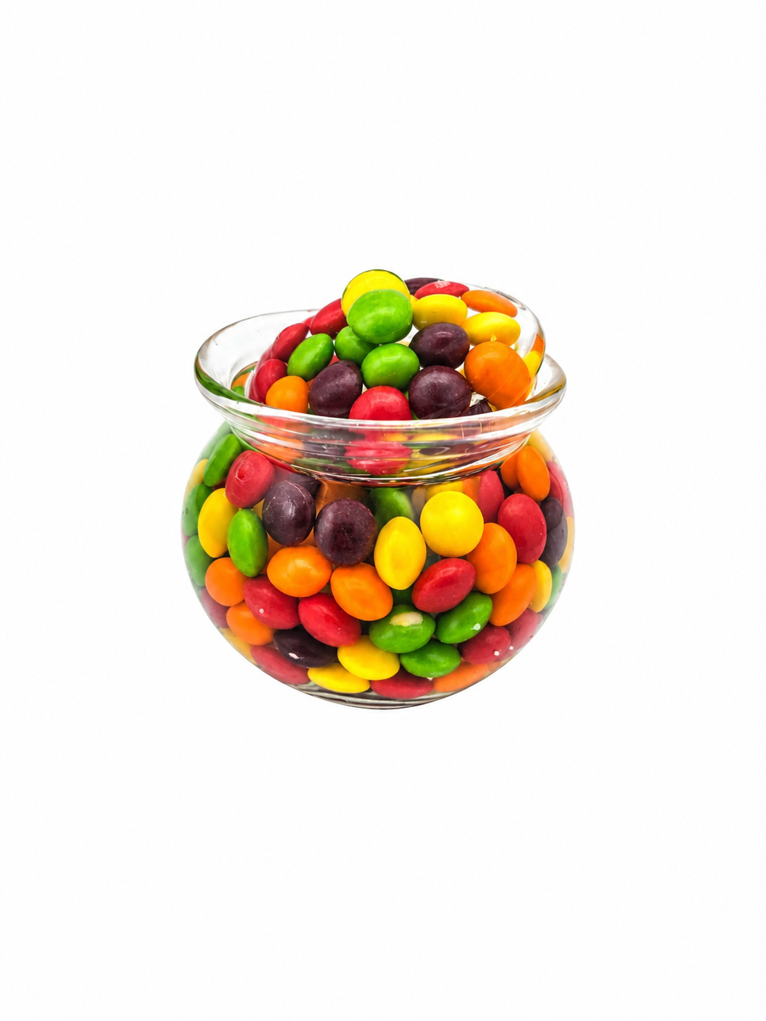 Mini Skittles Candy Jar | Handmade Clear Epoxy Candy Dish | Colorful Desk Decor | Fun Gift for Candy Lovers | 4” Resin Jar - Image 3