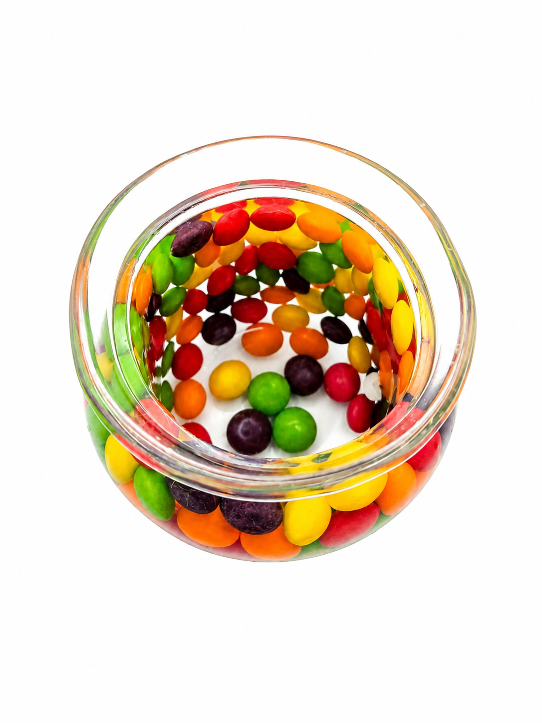 Mini Skittles Candy Jar | Handmade Clear Epoxy Candy Dish | Colorful Desk Decor | Fun Gift for Candy Lovers | 4” Resin Jar - Image 4